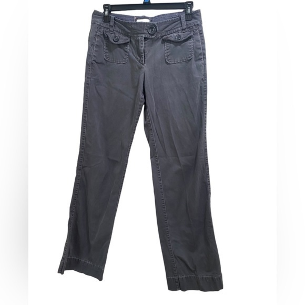 Ann Taylor Loft Marisa Pants‎ Womens size 2 Gray Wide Flared Leg